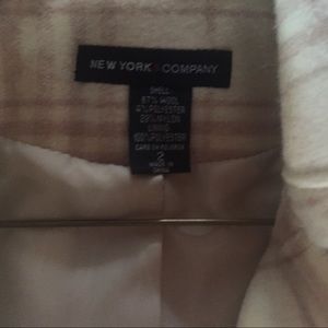 Plaid Coat double breasted